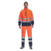 Cerva Sevilla Pánská HI-VIS fleecová bunda 03460002 oranžová/navy