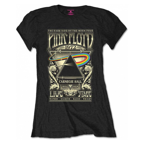 Pink Floyd tričko, Carnegie Hall Poster Girly, dámské RockOff