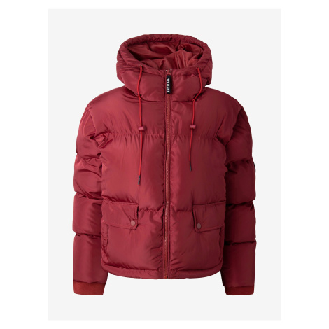 Červená dámská zimní bunda Pepe Jeans Amandine