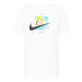 Nike Sportswear Tričko tyrkysová / žlutá / černá / bílá