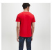 Calvin Klein Calvin Klein pánské červené tričko ORGANIC COTTON POCKET T-SHIRT