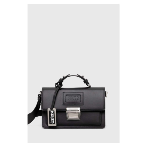 Kožená kabelka Kenzo Small Crossbody Bag černá barva, FD62SA126L02.99