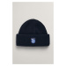 ČEPICE GANT ALPINE BADGE BEANIE modrá