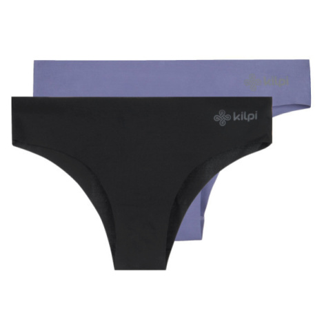 Dámské kalhotky 2 pack Kilpi NELIA-W černé + tmavě modré