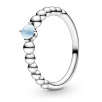 Pandora Stříbrný prsten pro ženy narozené v prosinci 198867C07 52 mm