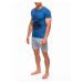 Men's pyjamas U490 - blue