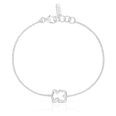 Stříbrný náramek Tous NEW SILUETA dámský, 1004439200