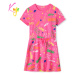 Dívčí šaty - KUGO CS1026, sytě růžová Barva: Růžová