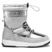 Moon Boot stříbrné zimní boty JR Girl Soft WP Silver