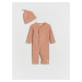 Reserved - Babies` jumpsuit & cap - Oranžová