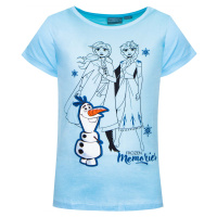 Frozen - Ledové království Dívčí tričko - Frozen FR35673, světle modrá Barva: Modrá světle