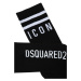 Ponožky dsquared2 icon socks černá