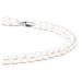 Gaura Pearls Perlový náhrdelník Scutesa - sladkovodní perla, stříbro 925/1000 FBW39 45 cm Bílá