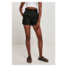 Ladies Paperbag Shorts - black