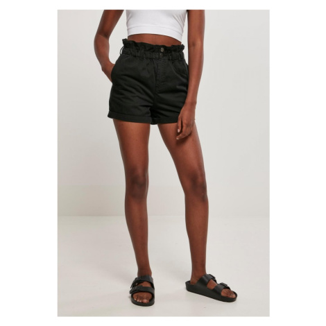 Ladies Paperbag Shorts - black Urban Classics