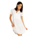 Dámské šaty s krátkým rukávem Litex 5D001 | bílá