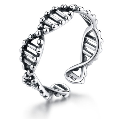 Linda's Jewelry Stříbrný prsten DNA Ag 925/1000 IPR086 Velikost: Univerzální