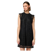 Pieces Dámské šaty PCOLLINE Regular Fit 17146419 Black