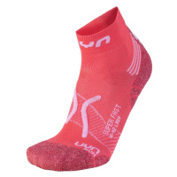 Dámské ponožky UYN RUN SUPER FAST SOCKS Coral/White