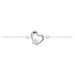 Preciosa Romantický stříbrný náramek Tender Heart s kubickou zirkonií 5339 00