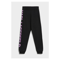 Tepláky karl lagerfeld big logo sweat pants černá