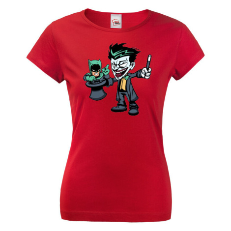 Dámské tričko Joker kouzelník -  tričko pro milovníky humoru a filmů BezvaTriko
