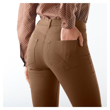 Blancheporte Tvarující kalhoty s 5 kapsami oříšková