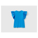 Benetton, T-shirt With Ruffled Sleeves
