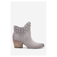 Kotníkové boty SAM EDELMAN H9193L1300 Přírodní kůže (useň)/-Přírodní kůže (useň)