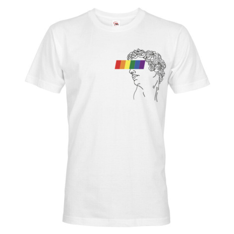 Pánské tričko s potiskem umění a LGBT - tričko na podporu komunity BezvaTriko