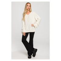 Made Of Emotion Woman's Pullover M710 Ivory