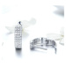 GRACE Silver Jewellery Elegantní stříbrné náušnice s pavé zirkony Béatrice, stříbro 925/1000 E-S