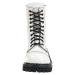 boty kožené unisex - 10 dírkové - STEADY´S - STE/10_white