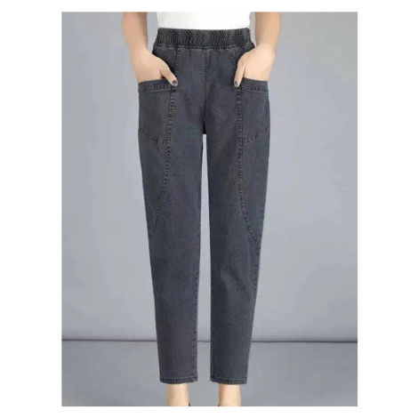 Dámské džíny po kotníky baggy