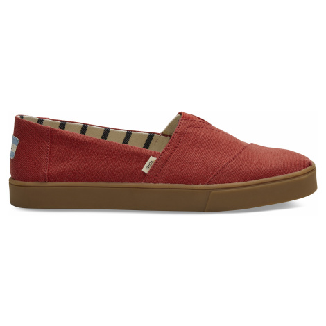 Brick Red Heritage Canvas Men Alpargata Cupsole