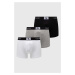 Boxerky Calvin Klein Underwear 3-pack pánské, šedá barva, 000NB3528A