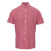 Premier Workwear Pánská bavlněná košile s krátkým rukávem PR221 Red -ca. Pantone 200