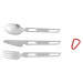 Sada příborů Robens Sierra Steel Cutlery Set Barva: šedá