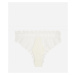 Spodní prádlo karl lagerfeld tailored lace bikini brief bílá