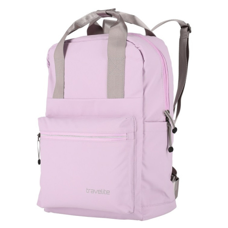 Travelite Basics Canvas Backpack Purple