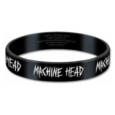 Machine Head silikonový náramek, Logo RockOff