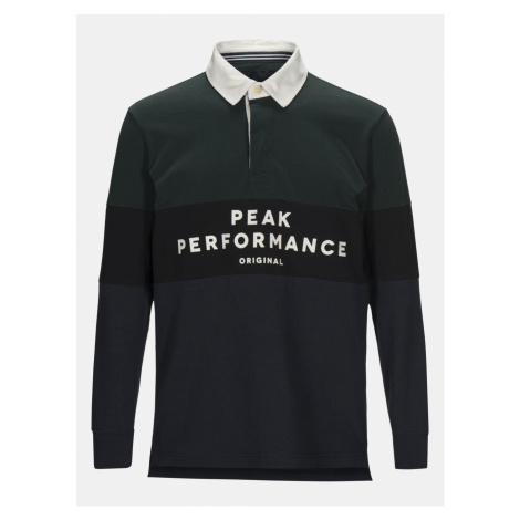 Polokošile Peak Performance M Orig Rug Sweatshirt - Zelená