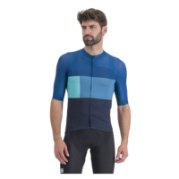 Pánský cyklistický dres s krátkým rukávem SPORTFUL Snap jersey, galaxy blue dark berry blue