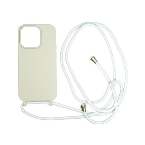 Mobile Origin Lanyard Case Light Grey iPhone 14 Pro