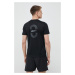 Běžecké tričko Reebok černá barva, s potiskem