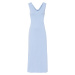 Bonprix BPC SELECTION šaty s ozdobnými zády Barva: Modrá, Mezinárodní
