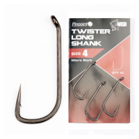 Nash háčky twister long shank micro barbed 10 ks-velikost 2