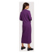 Bewear Dámské midi šaty Seemi B242 fialová Fialová