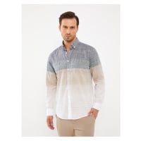 LC Waikiki Regular Fit Long Sleeve Poplin Men's Shirt