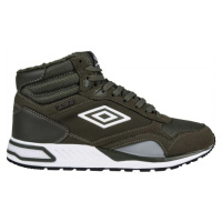 Umbro REDHILL HIGH W PROOF Pánská volnočasová obuv, tmavě zelená, velikost 44